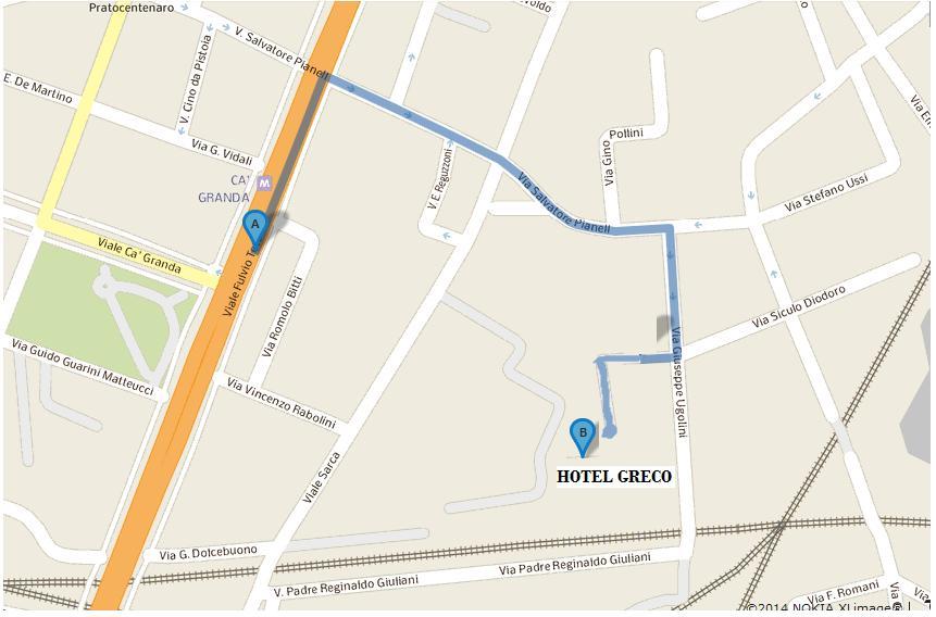 מילאנו Hotel Greco מראה חיצוני תמונה